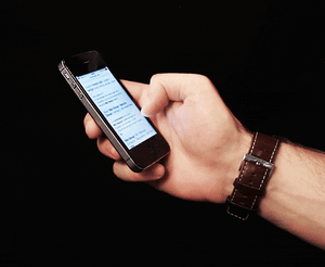 Website on mobile