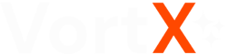 VortX 2026 logo with white