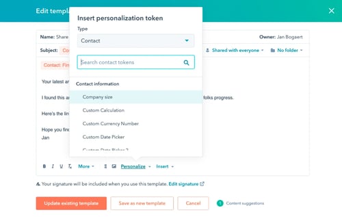 Customizable tools
